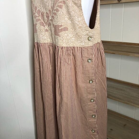 Hand-stitched Applique Americana Cottagecore Dress - Picture 3 of 8